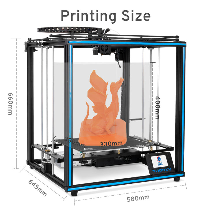 <transcy>X5SA 24V DIY CoreXY 3D-принтер с размером сборки 300 * 330 * 400 мм</transcy>