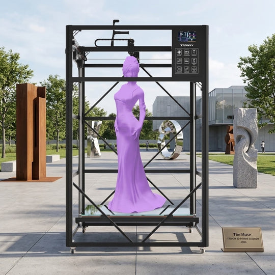TRONXY VEHO-1000-16 PRO With High Speed Klipper Direct Drive  Large Format 3D printer 1000*1000*1600mm