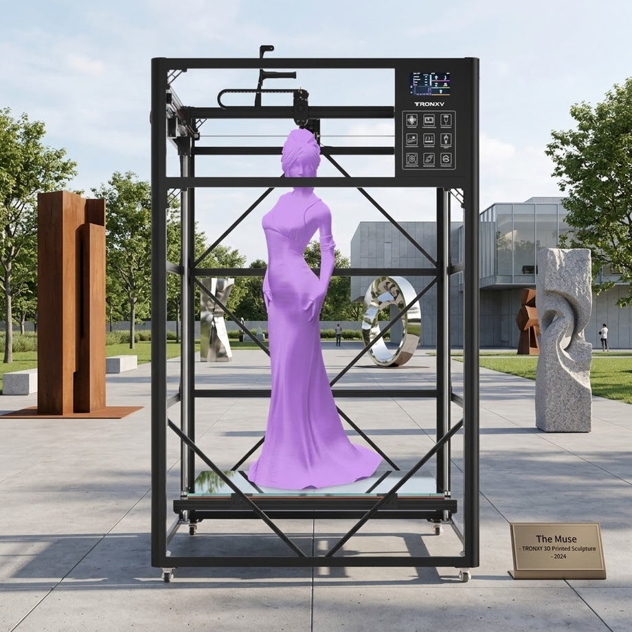 TRONXY VEHO-1000-16 PRO With High Speed Klipper Direct Drive  Large Format 3D printer 1000*1000*1600mm