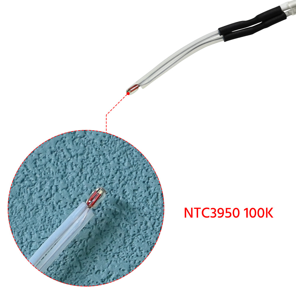 NTC 3950 thermistors 100K ohm with terminal for Hotbed(5 pieces)