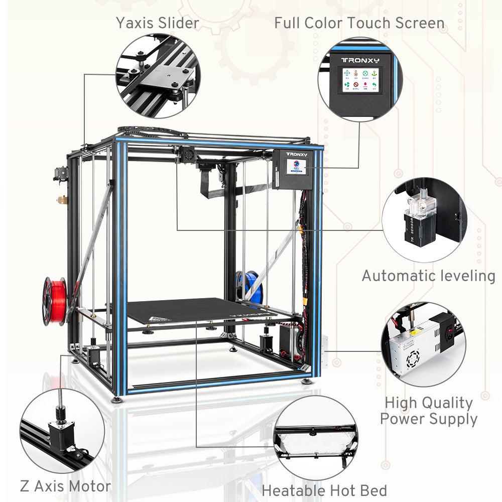 Tronxy X5SA-500-2E 2-In-1-Out Large Size Dual Extruder 3D Printer - Tronxy 3D Printers Official Store