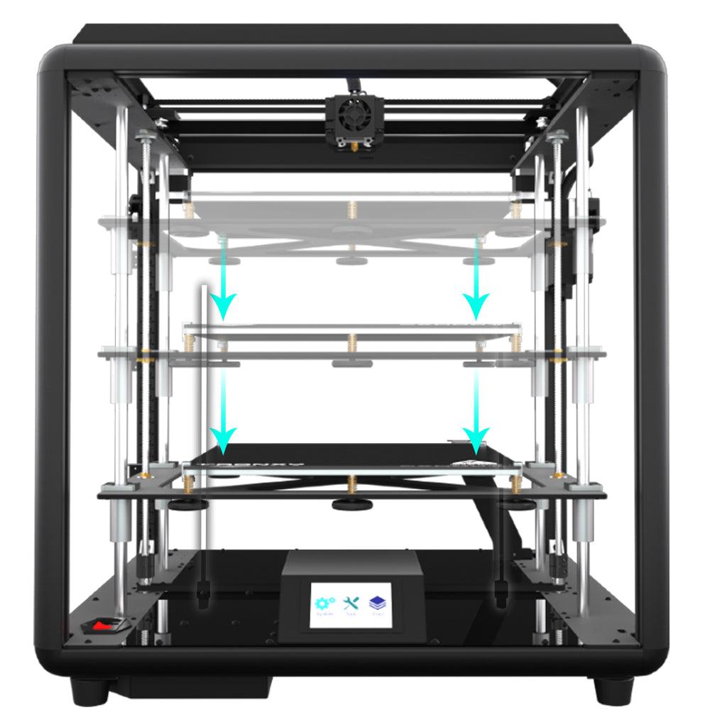 D01 PLUS GUARD CoreXY Structure Integrated Enclosure Direct Drive 3D Printer 330mm*330mm*400mm - Tronxy 3D Printers Official Store