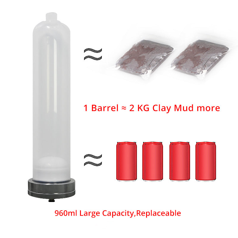 Barrel for Moore Series Clay 3D Printer