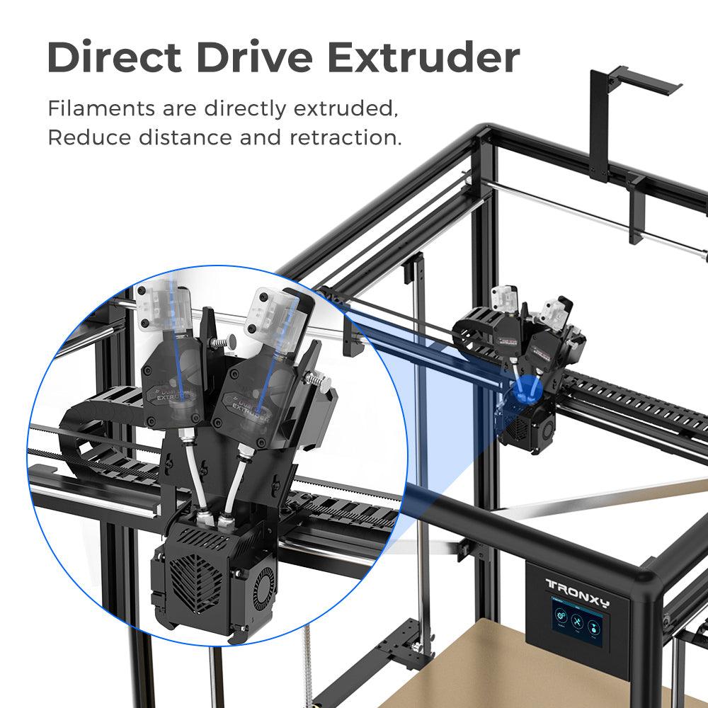 VEHO-600-2E Multicolor 2-In-1-Out Dual Extruder Large Size Direct Drive 3D Printer 600*600*600mm - Tronxy 3D Printers Official Store