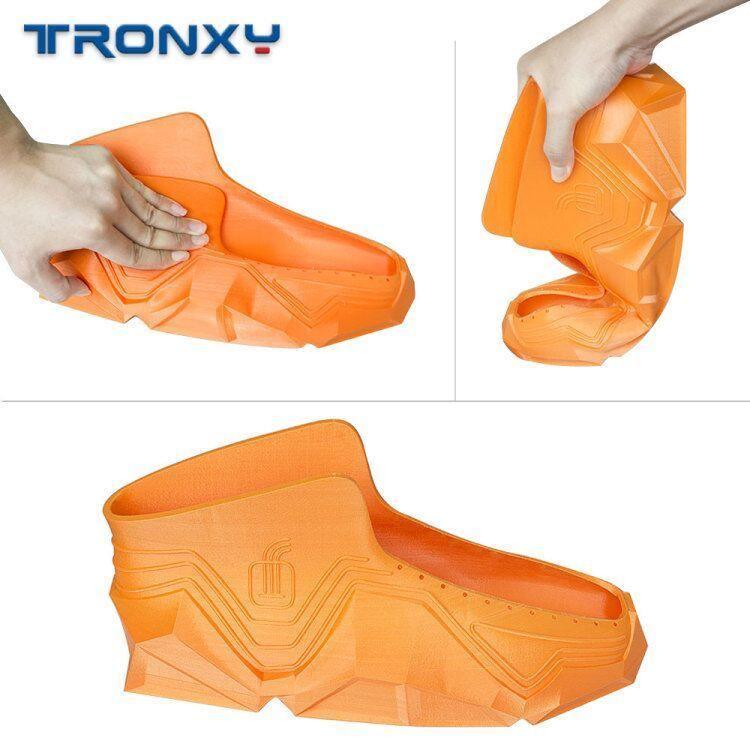 3D Flexible Orange TPU Filament 1.75 mm, 2.2 LBS (1KG) - Tronxy 3D Printers Official Store