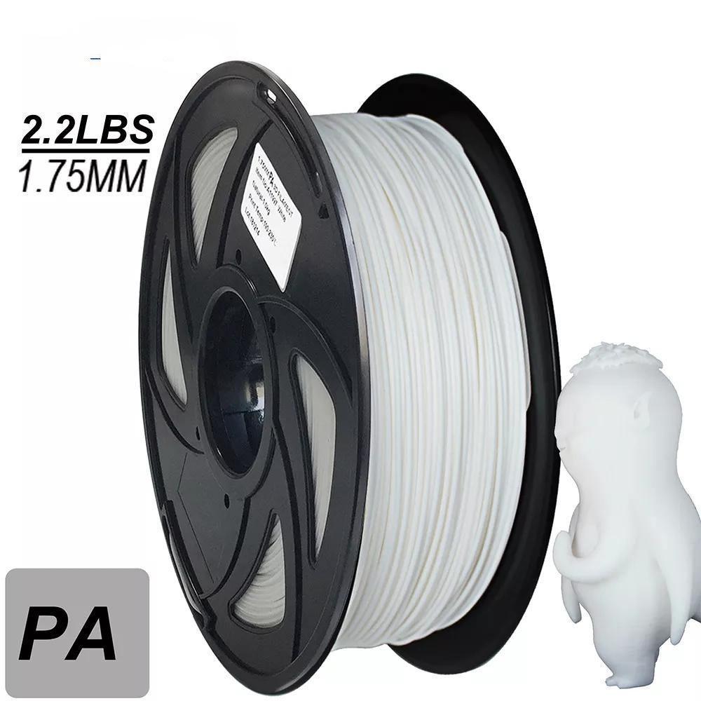 3D Printer White Nylon Filament 1.75 mm, 2.2 LBS (1KG) - Tronxy 3D Printers Official Store