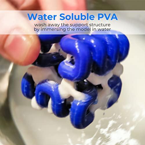 Materials PVA 3D Printer Filament, 1.75mm, 0.5KG Spool - Water Soluble Filament for 3D Printers，Natural - Tronxy 3D Printers Official Store