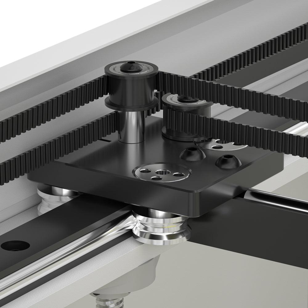 TRONXY 3D-printer Moore 2 Pro keramisk ler 3D-printer 10,10,10,2 tommer med elektrisk putter fodersystem TRONXY 3D-printer Moore 2 Pro keramisk ler 3D-printer 10,10,10,2 tommer med elektrisk putter fodersystem