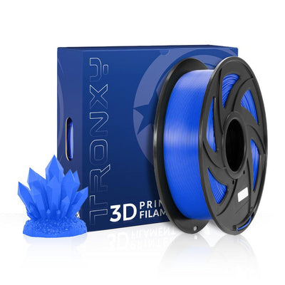 Filament TPU bleu flexible 3D 1,75 mm, 2,2 LBS (1KG)