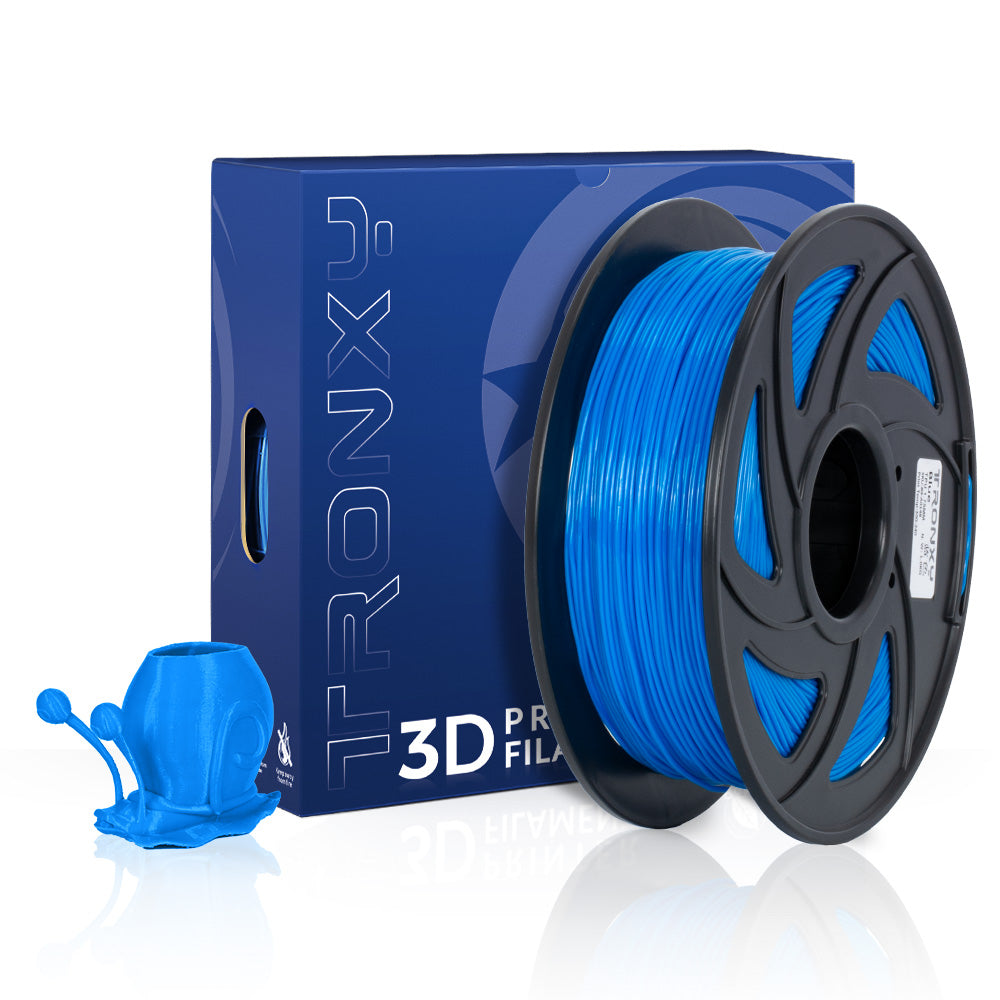 Blue TPU 3D printer filament 1.75 mm 1 kg 2.2 lbs - ZYLtech Engineering, LLC