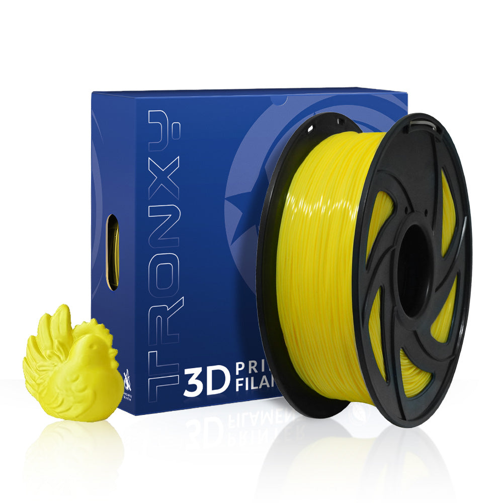 Filament TPU jaune flexible 3D 1,75 mm, 2,2 LBS (1KG)