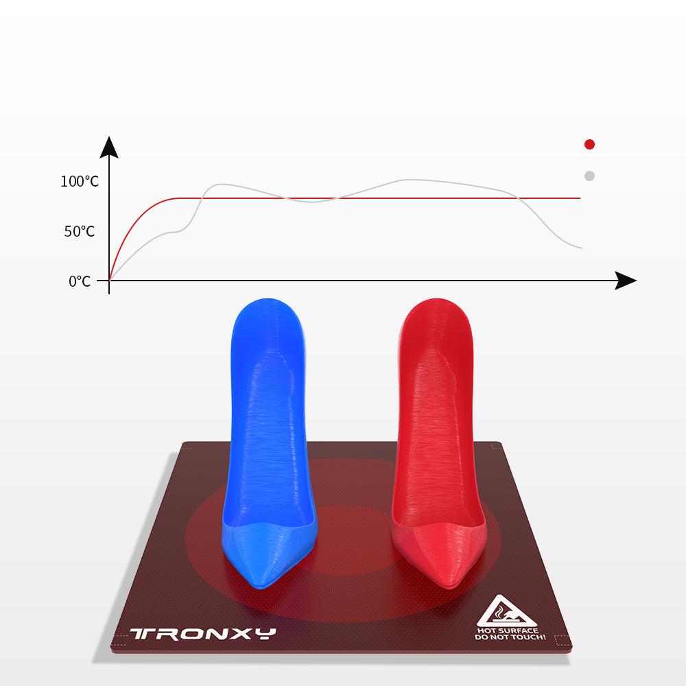 Auto Leveling Black TR Sensor + Lattice Glass Hot Bed  Build Plate Kits for 3D Printer - Tronxy 3D Printers Official Store