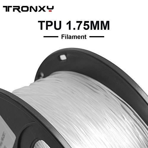 Flexible TPU 3D Printers Filament, 1.75mm,Color Transparent TPU - Tronxy 3D Printers Official Store