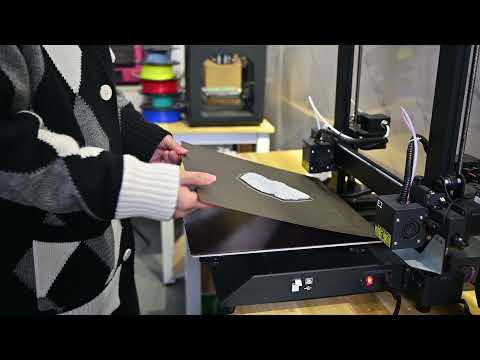 Autocollant de lit chaud de base magnétique de plaque de construction de feuille de PEI d'acier à ressort de retrait