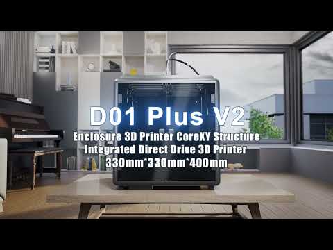 D01 PLUS GUARD CoreXY Structure Integriertes Gehäuse 3D-Drucker 330 mm * 330 mm * 400 mm