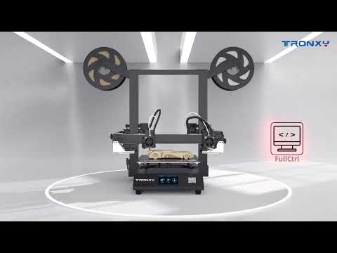 <transcy>Tronxy IDEX 3D Printer Gemini S Two Head Multicolor Large FDM 3D Printing Machine 300*300*390mm</transcy>