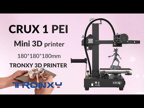 CRUX1 Mini 3D printer 180*180*180mm Fast Assembly Direct Drive Portable Desktop 3D Printer