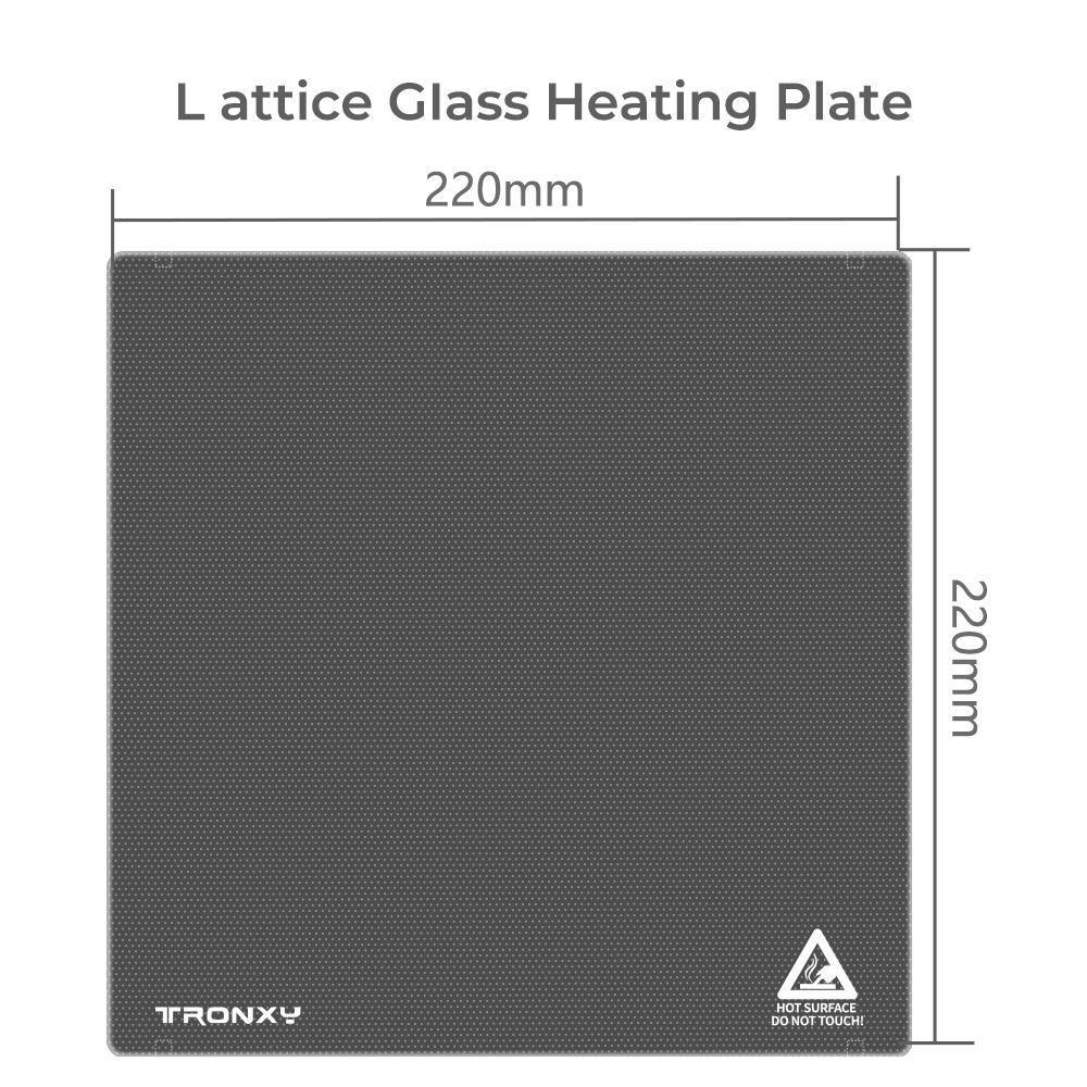 Lattice Glass Heated bed Plate 5 Sizes 3D Printer Parts & Accessorie - Tronxy 3D Printers Official Store