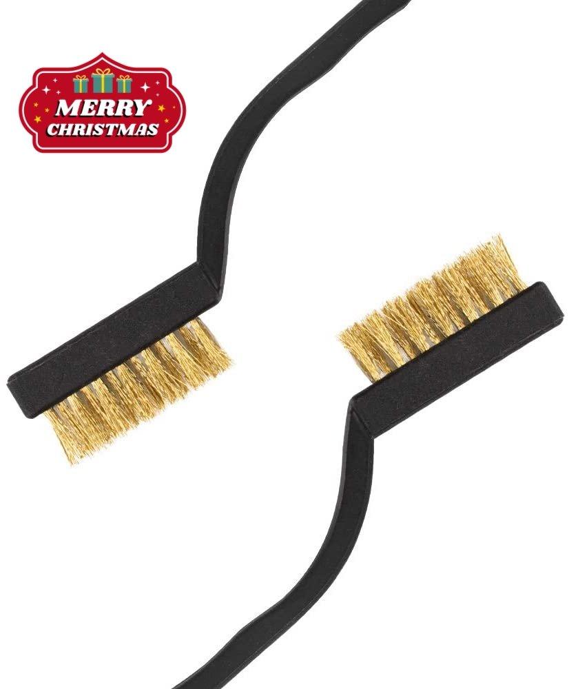 TRONXY 2PCS 3D Printer Nozzle Cleaning Copper Wire Toothbrush Tool Copper Brush Handle Hot Bed Cleaning Toothbrush ,Nozzle Cleaner Tool Heater Block Cleaning Parts - Tronxy 3D Printers Official Store