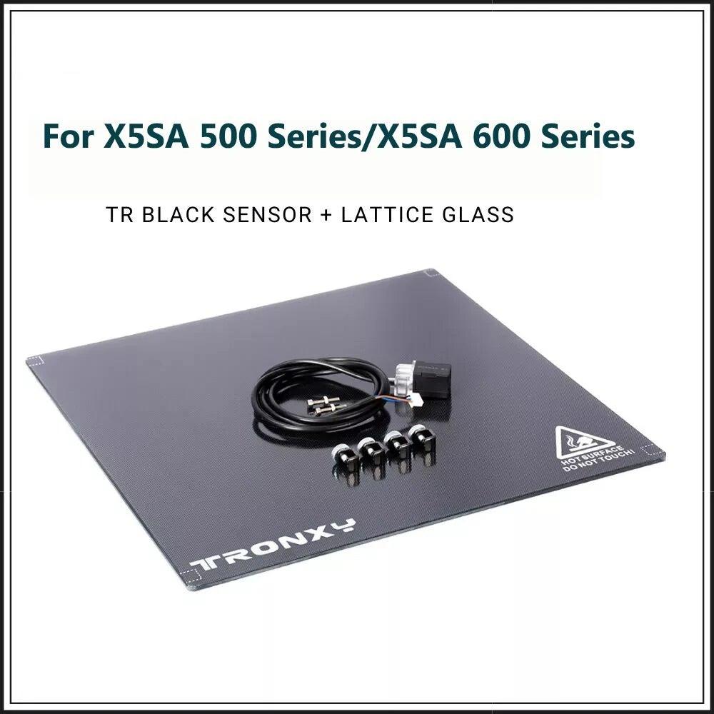 Tronxy Black TR Auto Leveling Sensor + Lattice Glass Plate for X5SA-500 Series/ X5SA-600 Series - Tronxy 3D Printers Official Store