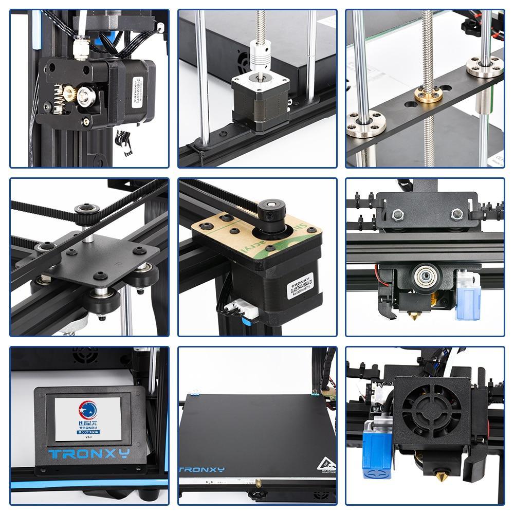 Tronxy diy 3D printer X5SA-400 power off resme print Larger print size 3.5 inch Touch Screen PLA ABS Filament - Tronxy 3D Printers Official Store