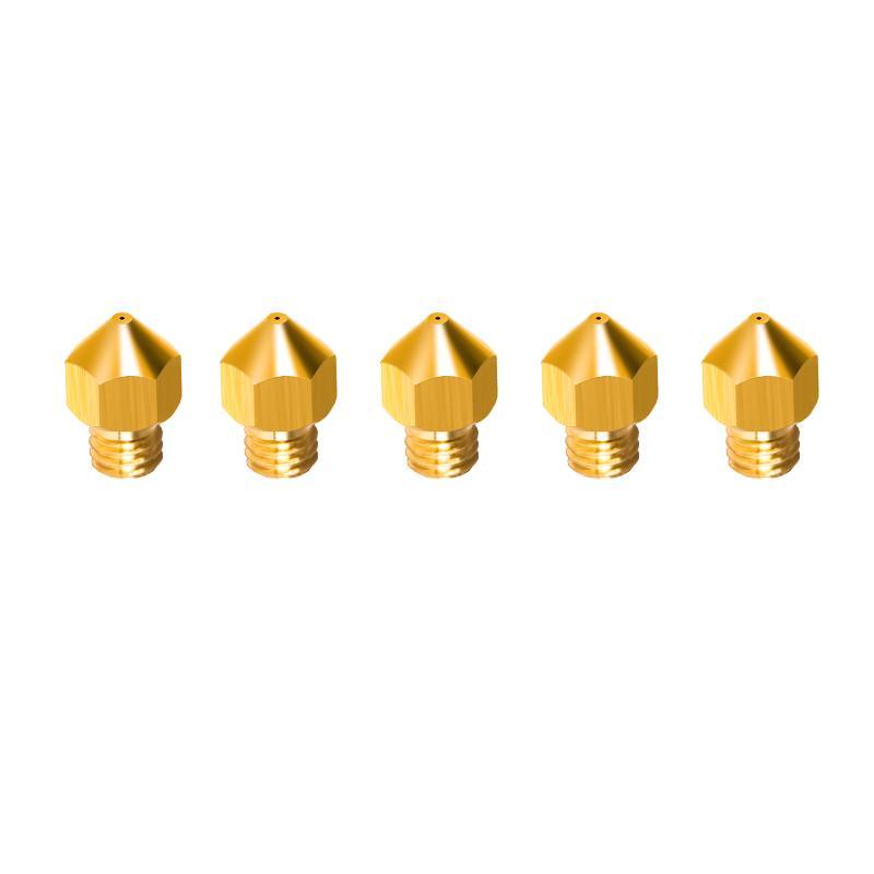 Tronxy MK8 Copper Nozzle with Extruder nozzle size 0.2mm 0.3mm 0.4mm(5pcs) - Tronxy 3D Printers Official Store