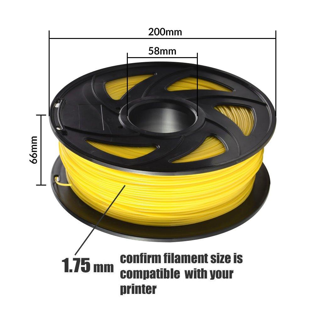 Tronxy New 1.75mm Yellow PLA Filament - Tronxy 3D Printers Official Store