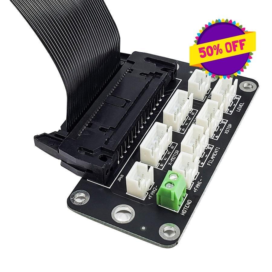 Tronxy Parts Adapter Board with 100cm/130cm Cable Black for X5SA-500 Series/ X5SA-600 Series - Tronxy 3D Printers Official Store