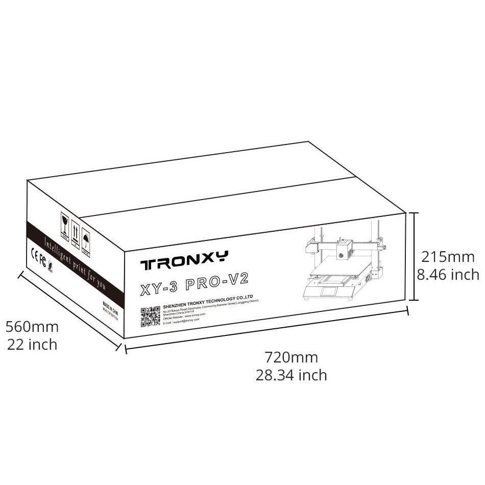 Tronxy XY-3 Pro V2 Direct Driver 3D Printer 300*300*400mm - Tronxy 3D Printers Official Store
